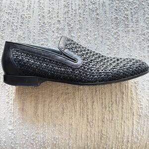 Aldo Brue Full Woven Leather Loafers